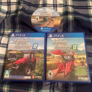 Farming Simulator 22, 19, and 17 for PS4